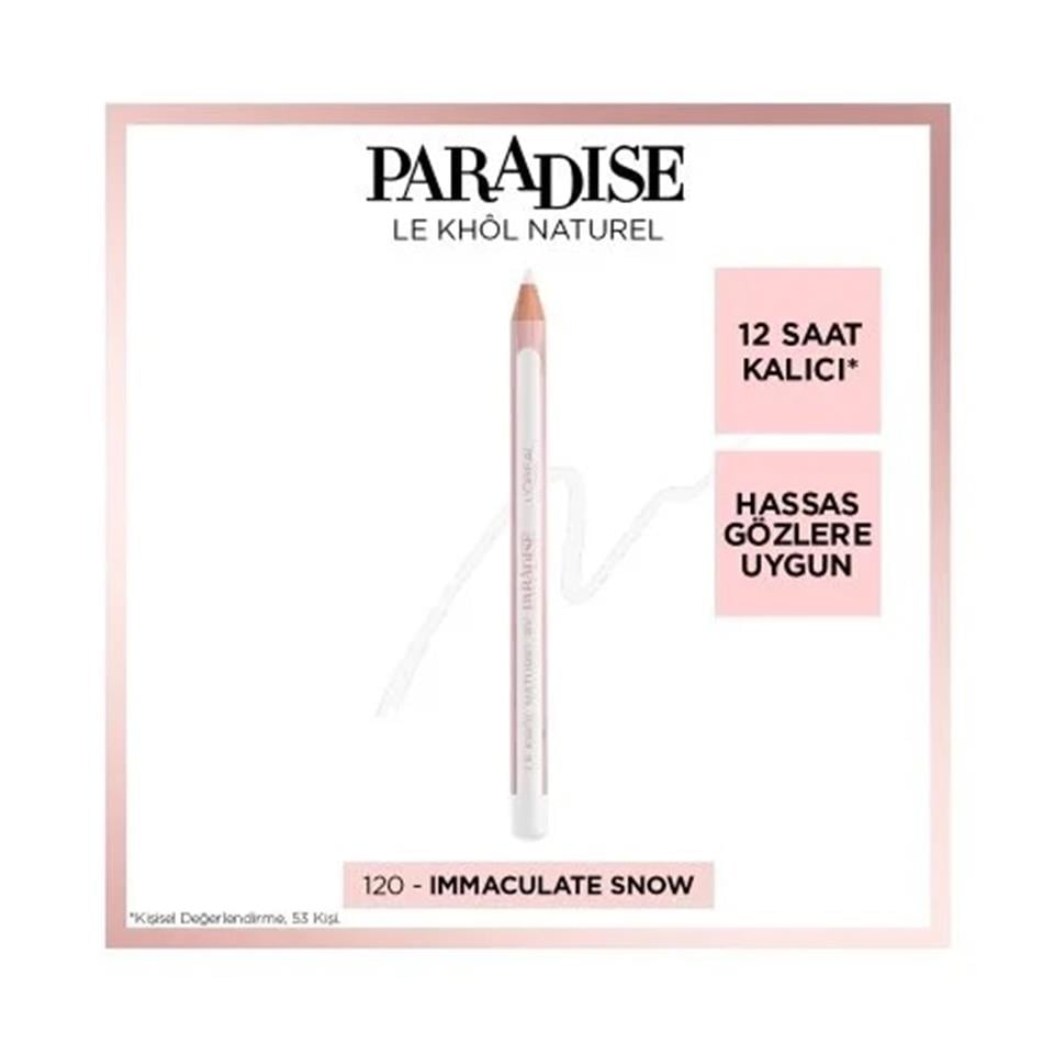 LOREAL PARİS PARADİSE LE KHOL GÖZ KALEMİ 120 İMMACULAT