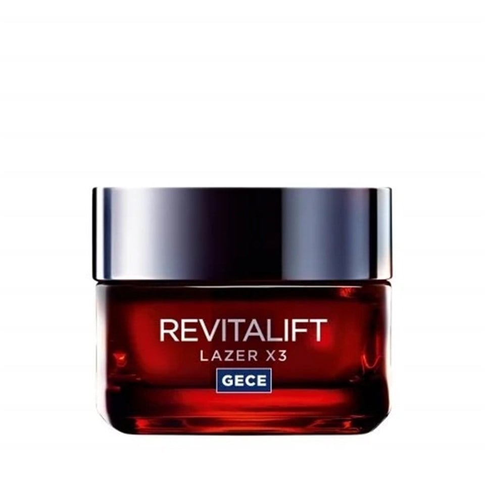 LOREAL REVINTALIFT LAZER 3X YOĞUN YAŞLANMA KARŞITI GECE KREMİ 50ML