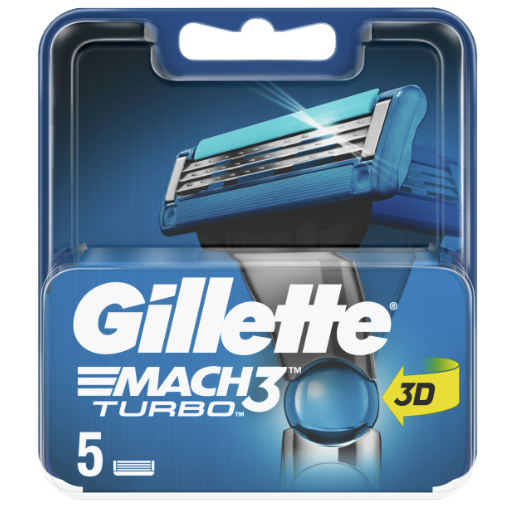 Manuel Tıraş MakinesiGİLLETTEGİLLETTE MACH3 TURBO TIRAŞ BIÇAĞI
