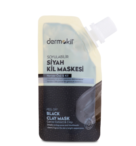 MaskelerDERMOKİLDERMOKİL SOYULABİLİR SİYAH KİL MASKESİ 50 ML