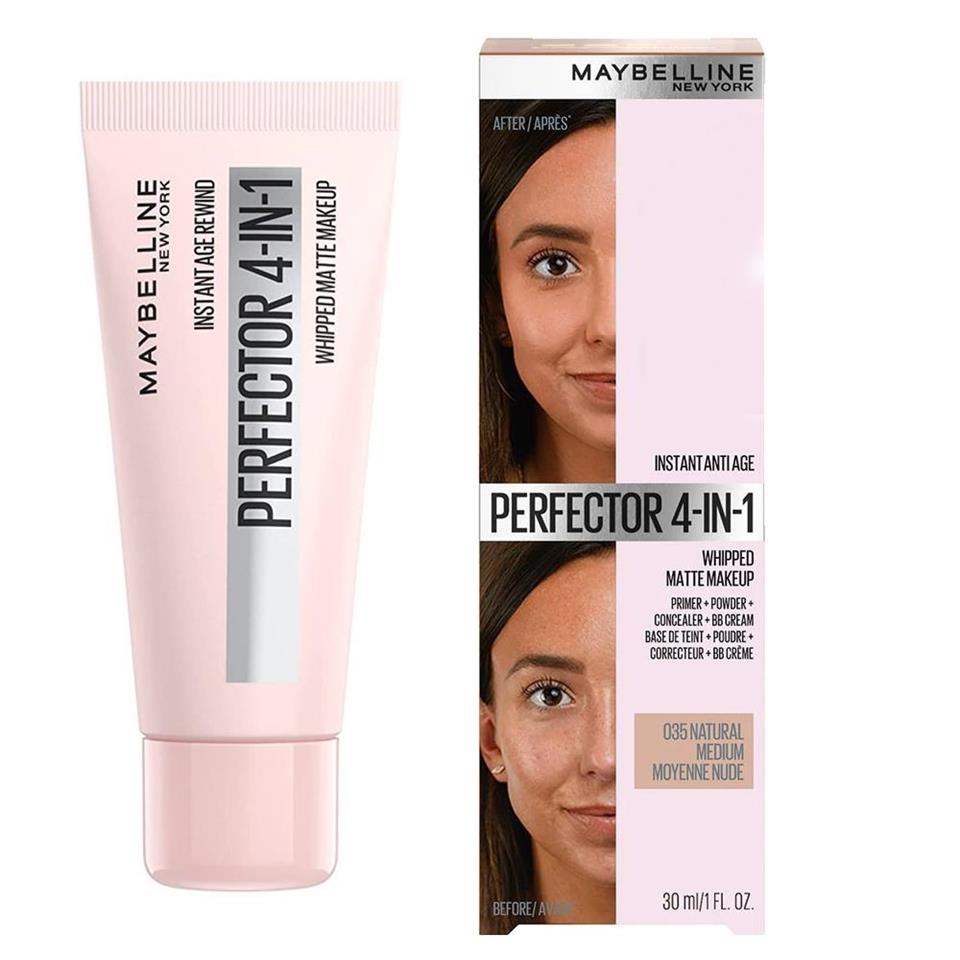 MAYBELLİNE NEW YORK PERFECTOR 4 İN 1 WHİPPED MAKE UP 035 NATURAL MEDİUM