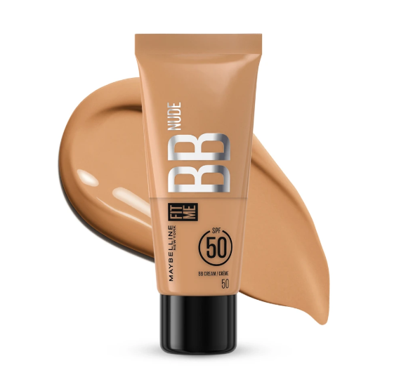 MAYBELLİNE NEW YORKMAYBELLİNE NEW YORK FİT ME NUDE CİLT BAKIMI ETKİLİ NEMLENDİRİCİ SPF50 BB KREM 30 ML - 50