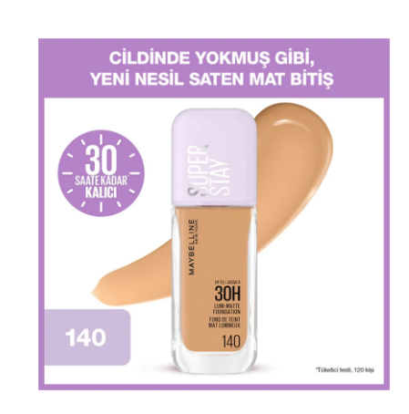 MAYBELLİNE NEW YORKMAYBELLİNE NEW YORK SUPERSTAY LUMİ MATTE FOUNDATİON 140