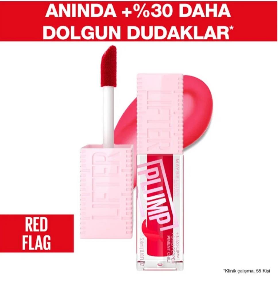 MAYBELLİNE NEW YORKMAYBELLİNE NEW YORK LİFTER PLUMP DUDAK PARLATICISI - 004 RED FLAG