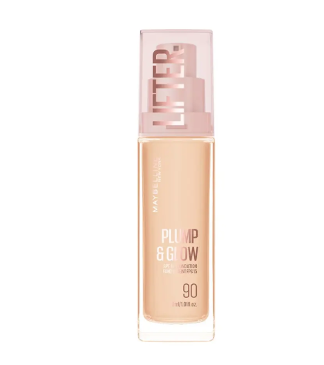 MAYBELLİNE NEW YORKMAYBELLİNE NEW YORK LİFTER PLUMP & GLOW NİASİNAMİD VE HYALÜRONİK ASİT İÇEREN AYDINLATAN FONDÖTEN - 90
