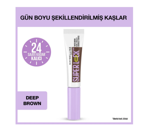 MAYBELLİNE NEW YORKMAYBELLİNE NEW YORK SUPER LOCK BROW GLUE KAŞ SABİTLEYİCİ MASKARA - DEEP BROWN