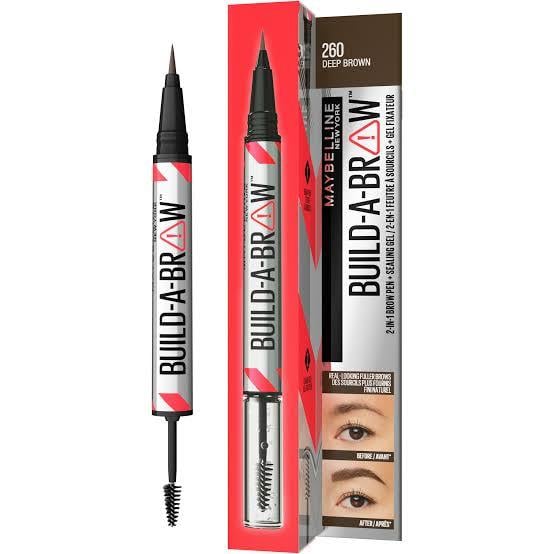 MAYBELLİNE NEW YORKMAYBELLİNE NEW YORK BUİLD A BROW 2İN1 KAŞ KALEMİ VE JELİ DEEP BROWN