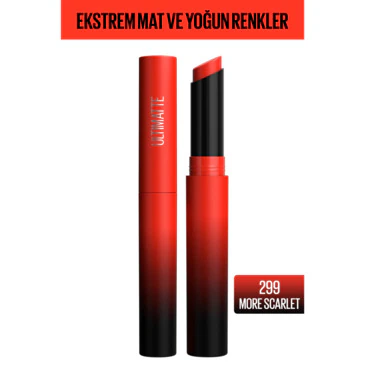 MAYBELLİNE NEW YORKMAYBELLİNE NEW YORK COLOR SENSATİONAL ULTİMATTE RUJ NO: 299