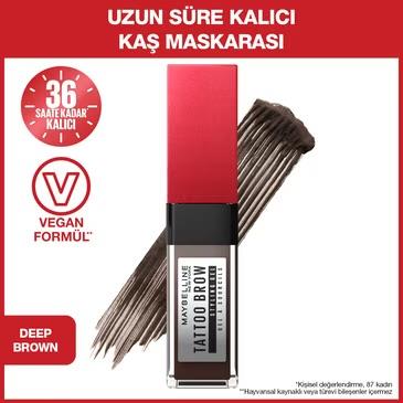 MAYBELLİNE NEW YORKMAYBELLİNE NEW YORK TATTO BROW 3DAY STLİNG GEL 260 DEEP BROWN