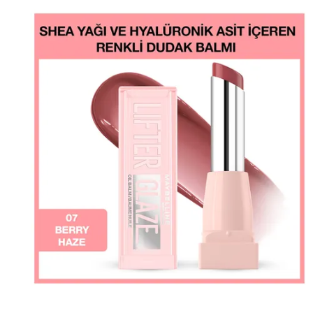 MAYBELLİNE NEW YORKMAYBELLİNE NEW YORK LİFTER GLAZE RENKLİ DUDAK BALMI - 007 BERRY HAZE