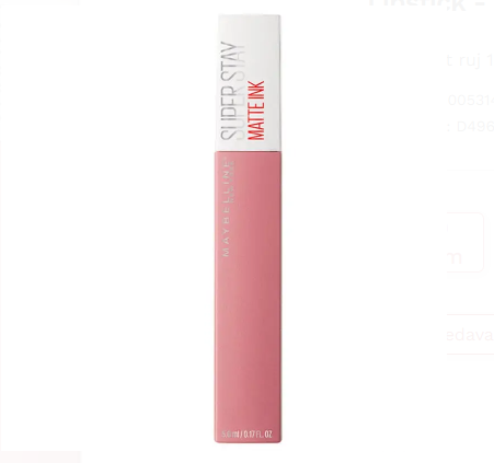 MAYBELLİNE NEW YORKMAYBELLİNE SUPERSTAY MATTE INK LİPSTİCK - LİKİT MAT RUJ NO: 10