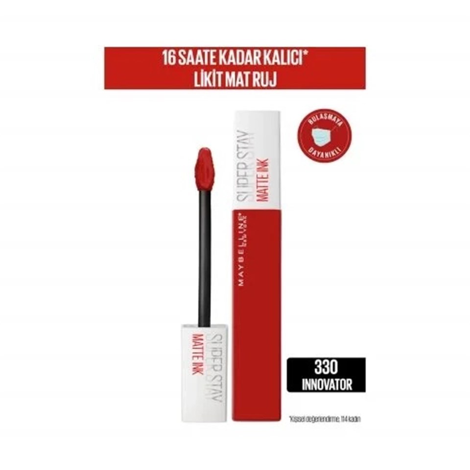 MAYBELLİNE SUPER STAY MATTE INK LİKİT MAT RUJ 330