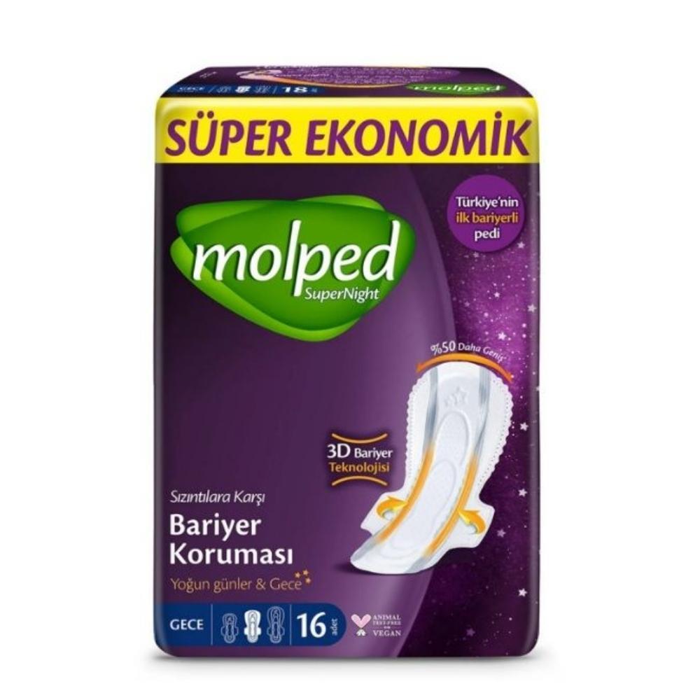 MOLPEDMOLPED SUPERNİGHT YOĞUN GÜNLER & GECE (GECE) 16'LI