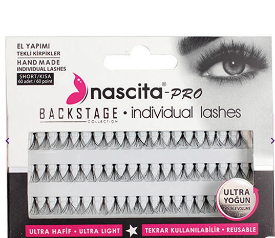 NASCİTANASCİTA BACKSTAGE KISA TAKMA KİRPİK 60'LI