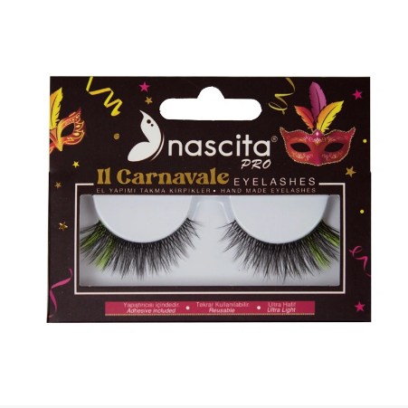 NASCİTANASCİTA CARNAVALE SERİSİ TAKMA KİRPİK SARI