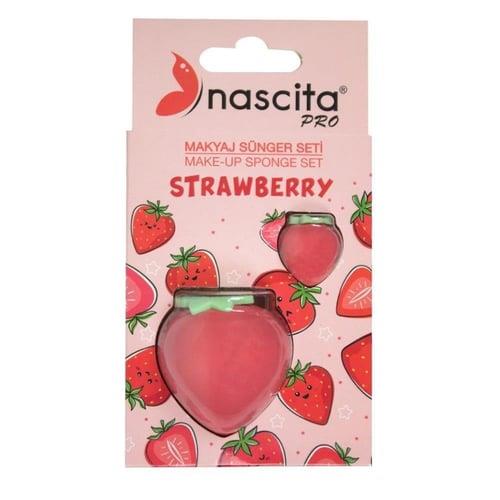NASCİTANASCİTA ÇİLEK MAKYAJ SÜNGER SETİ