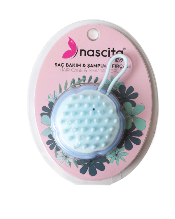 NASCİTANASCİTA SAÇ ŞAMPUAN FIRÇASI MAVİ