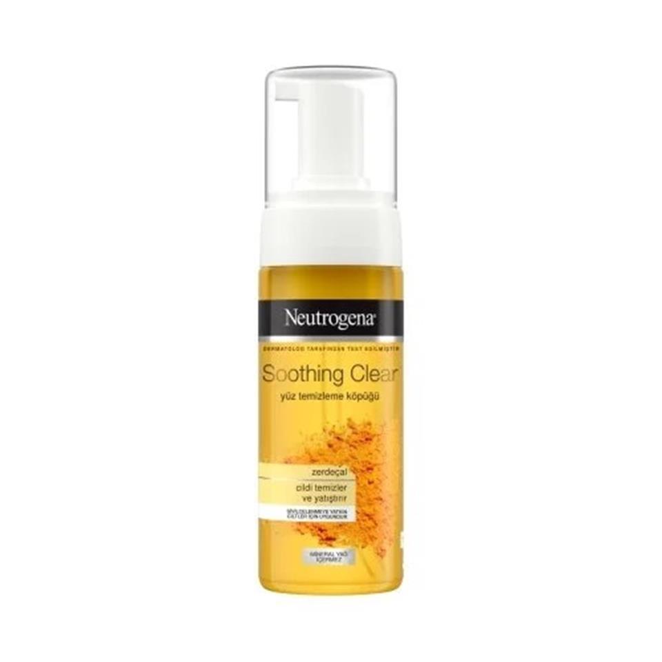 NEUTROGENA SOOTHİNG CLEAR YÜZ TEMİZLEME KÖPÜĞÜ 150ML - ZERDEÇAL