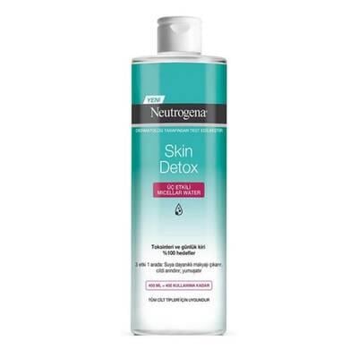 NEUTROGENANEUTROGENA HYDRO BOOST SKİN DETOX ÜÇ ETKİLİ MAKYAJ TEMİZLEME SUYU 400 ML