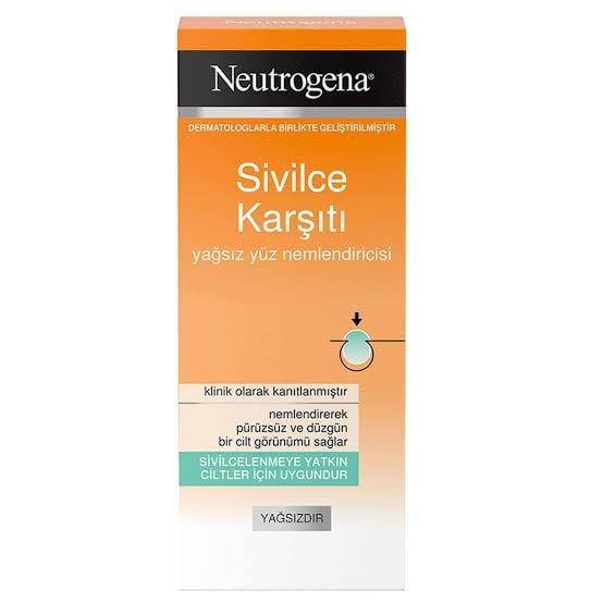 NEUTROGENANEUTROGENA VİSİBLY CLEAR SİVİLCE KARŞITI YAĞSIZ NEMLENDİRİCİ KREM 50 ML