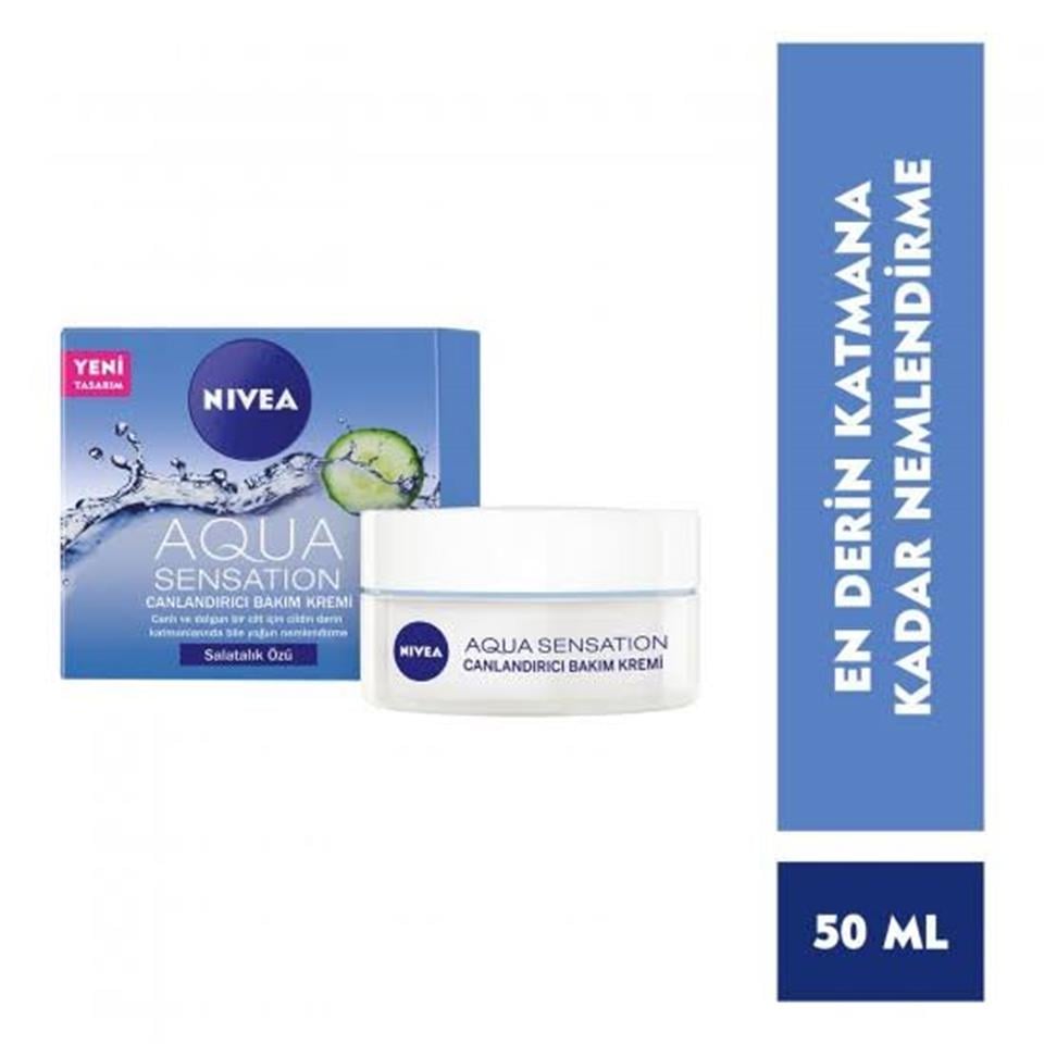 NIVEA AQUA SENSATİON CANLANDIRICI BAKIM KREMİ 50 ML