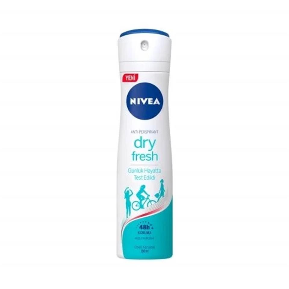 NİVEA DRY FRESH KADIN SPREY DEODORANT 150 ML