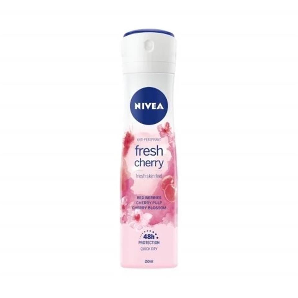 NİVEA FRESH CHERRY KADIN DEODORANT SPREY 150 ML