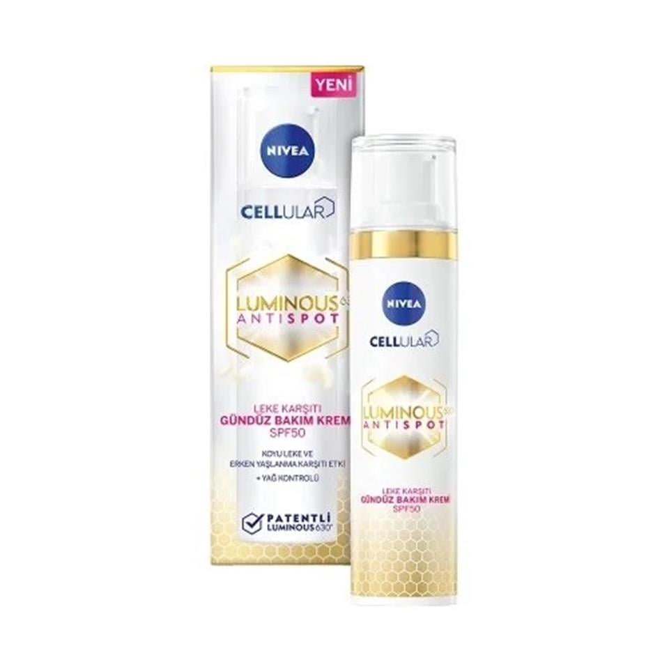 NİVEA LUMİNOUS630 LEKE KARŞITI GÜNDÜZ KREMİ SPF50 40 ML