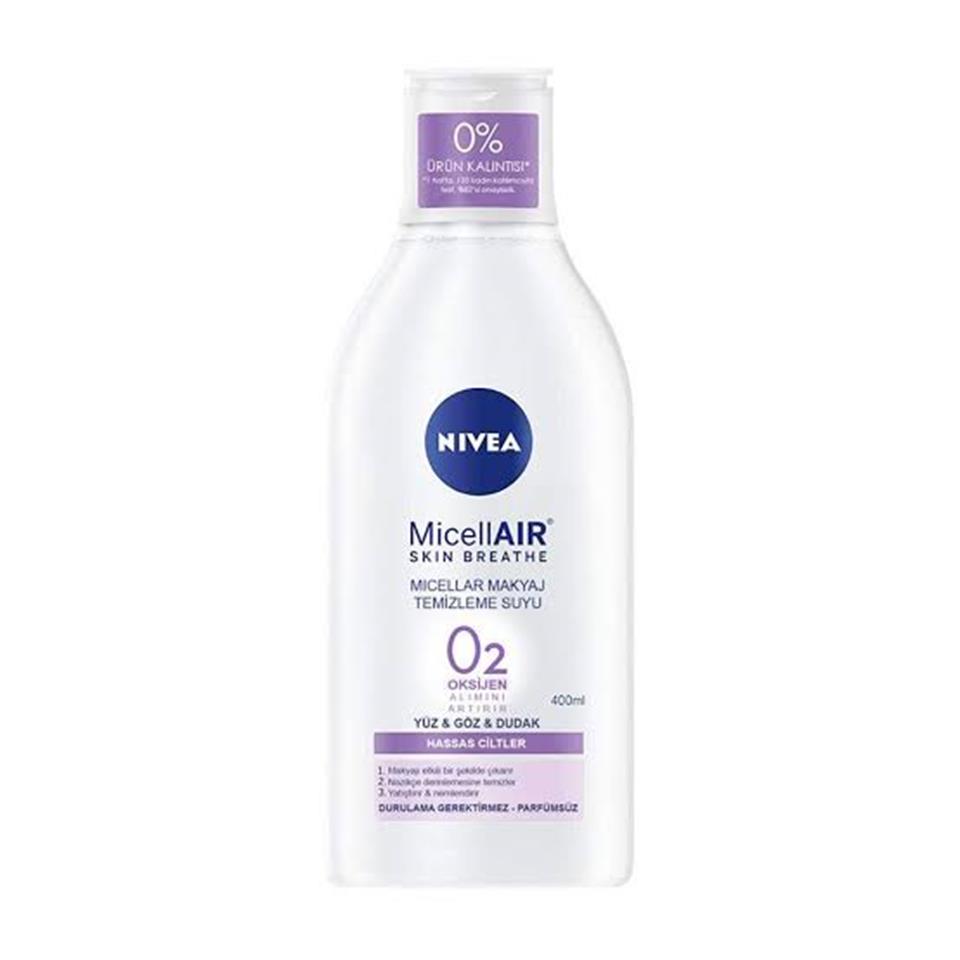 NİVEA MİCELLAİR MİCELLAR MAKYAJ TEMİZLEME SUYU HASSAS CİLT BAKIMLER 400 ML
