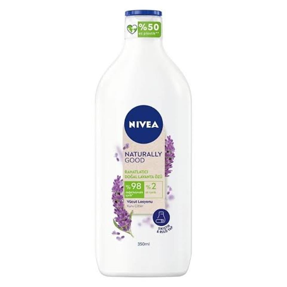 NİVEA NATURALLY GOOD LAVANTA VÜCUT LOSYONU 350 ML