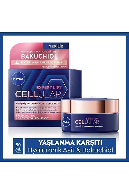 NİVEANİVEA HYALURON CELLULAR FİLLER ŞEKİLLENDİRİCİ YAŞLANMA KARŞITI GECE KREMİ 50 ML