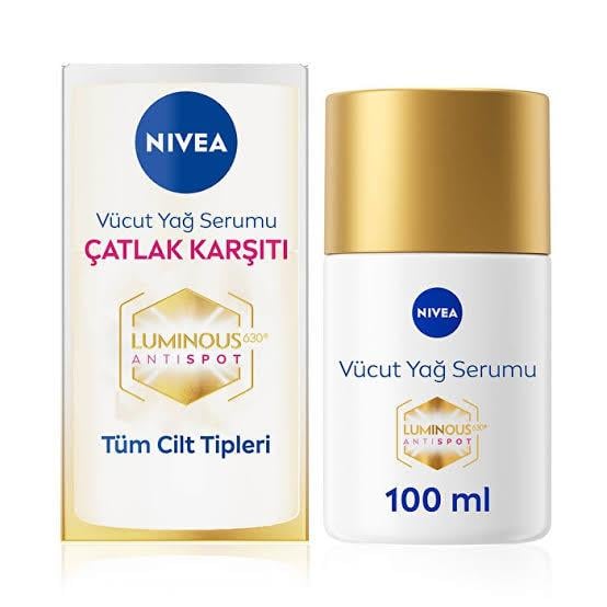 NİVEANİVEA LUMİNOUS ÇATLAK KARŞITI NEMLENDİRİCİ VÜCUT YAĞ SERUMU 100 ML