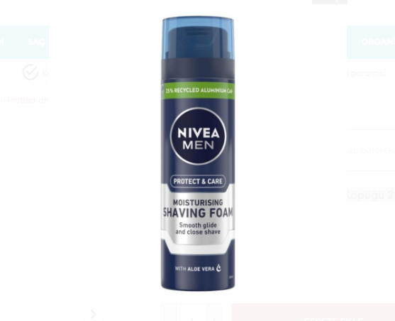 NİVEANİVEA MEN PROTECT AND CARE TIRAŞ KÖPÜĞÜ 200ML
