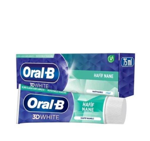 ORAL-BORAL-B PRO-3D WHİTE HAFİF NANE 75 ML