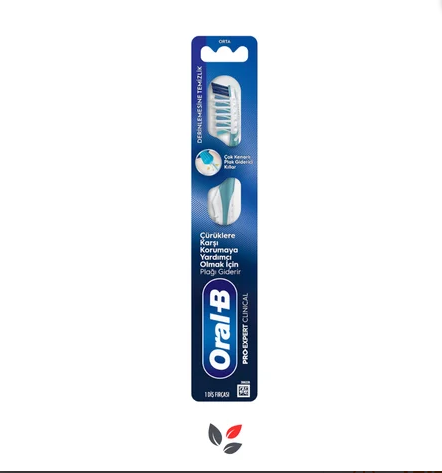 ORAL-BORAL-B PRO-EXPERT CLİNİCAL DERİNLEMESİNE TEMİZLİK DİŞ FIRÇASI ORTA