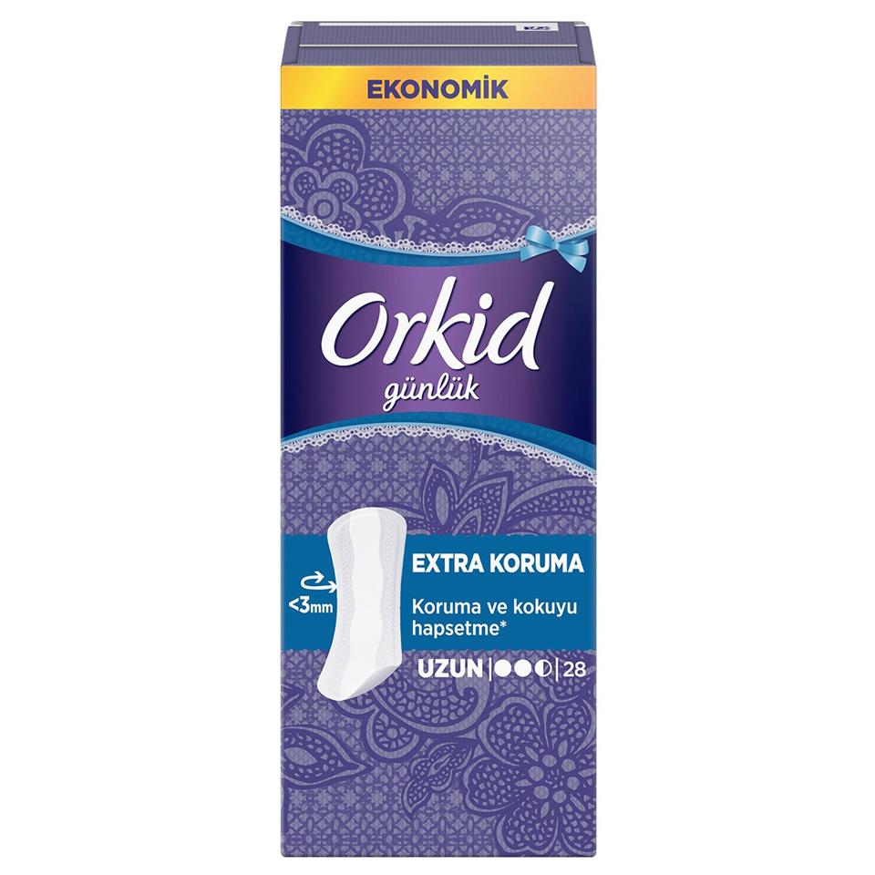 ORKİD GÜNLÜK PED UZUN EKONOMİK PAKET 28 PED