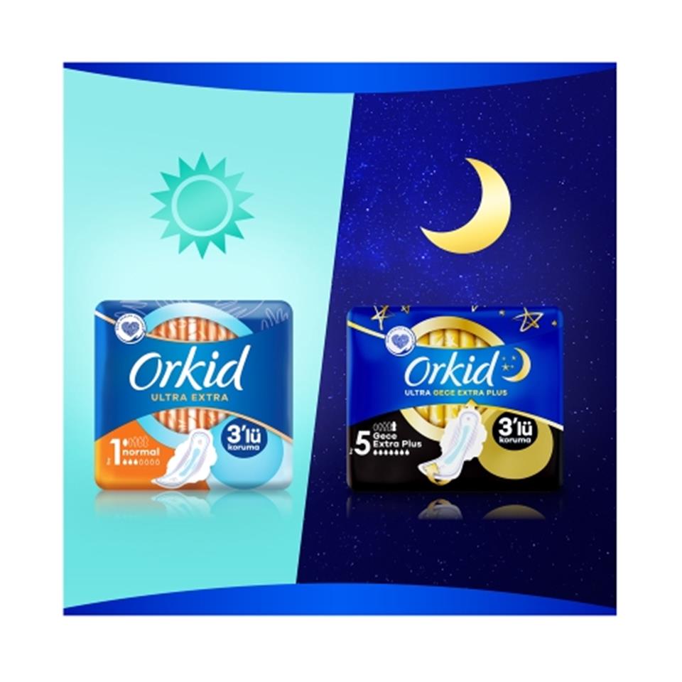 ORKİD ULTRA EXTRA HİJYENİK PED BOY 1 NORMAL 26 ADET 