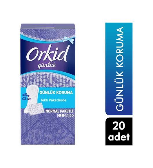 ORKİDORKİD GÜNLÜK PED GÜNLÜK KORUMA TEKLİ PAKET 20 PED (TEKLİ PAKETLERDE)