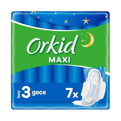 ORKİDORKİD MAXİ HİJYENİK PED GECE 7 ADET