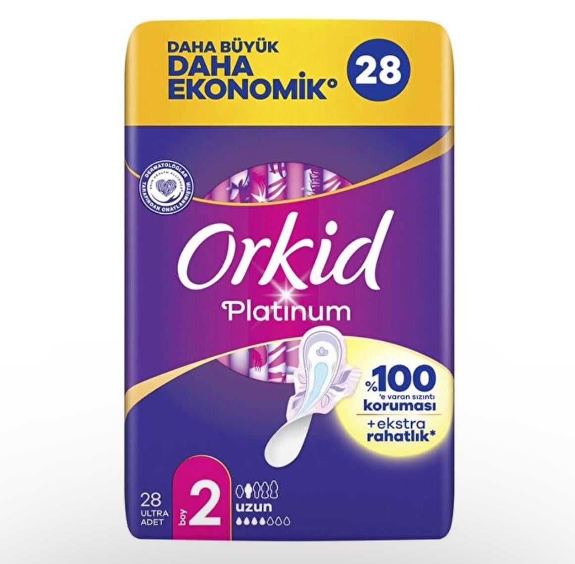 ORKİDORKİD PLATİNUM DÖRTLÜ PAKET UZUN 28'Lİ