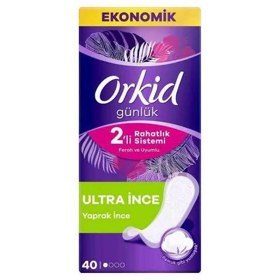 ORKİDORKİD YAPRAK GÜNLÜK PED NORMAL EKONOMİK PAKET 40 PED