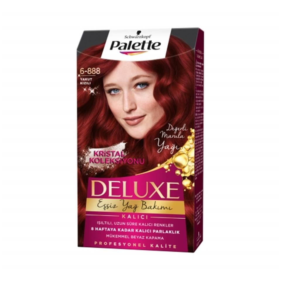 PALETTE DELUXE KALICI SAÇ BOYASI 6-888 YAKUT KIZILI 