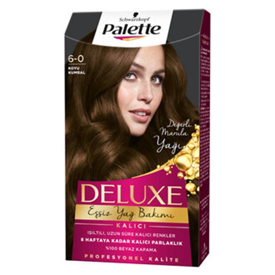 PALETTE DELUXE YAĞ BAKIMLI SAÇ BOYASI 6,0 KOYU KUMRAL