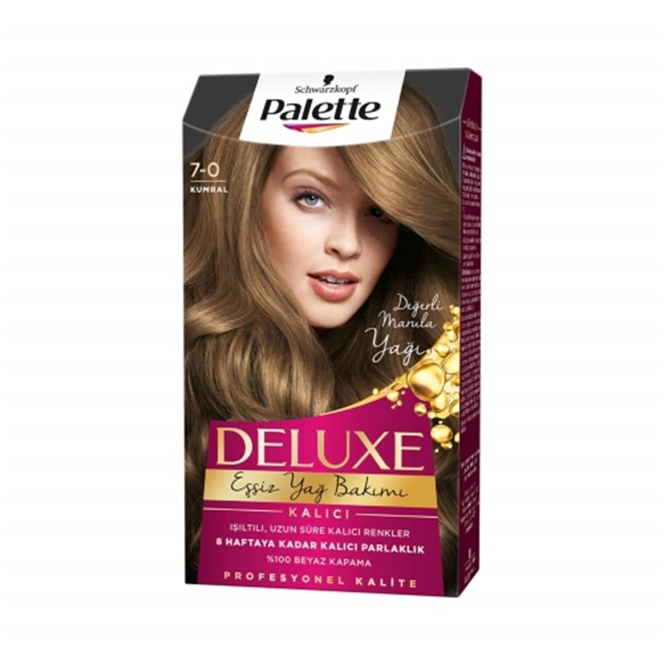 PALETTE DELUXE YAĞ BAKIMLI SAÇ BOYASI 7,0 KUMRAL