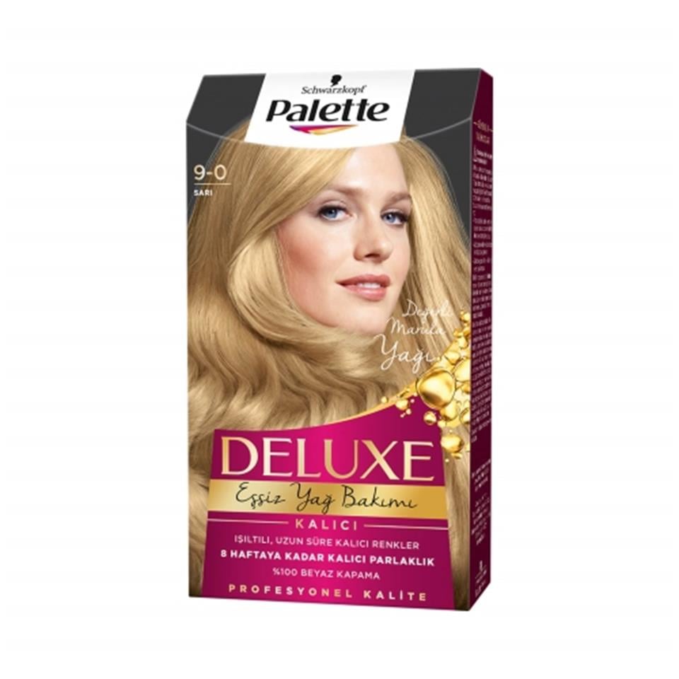 PALETTE DELUXE YAĞ BAKIMLI SAÇ BOYASI 9,0 SARI