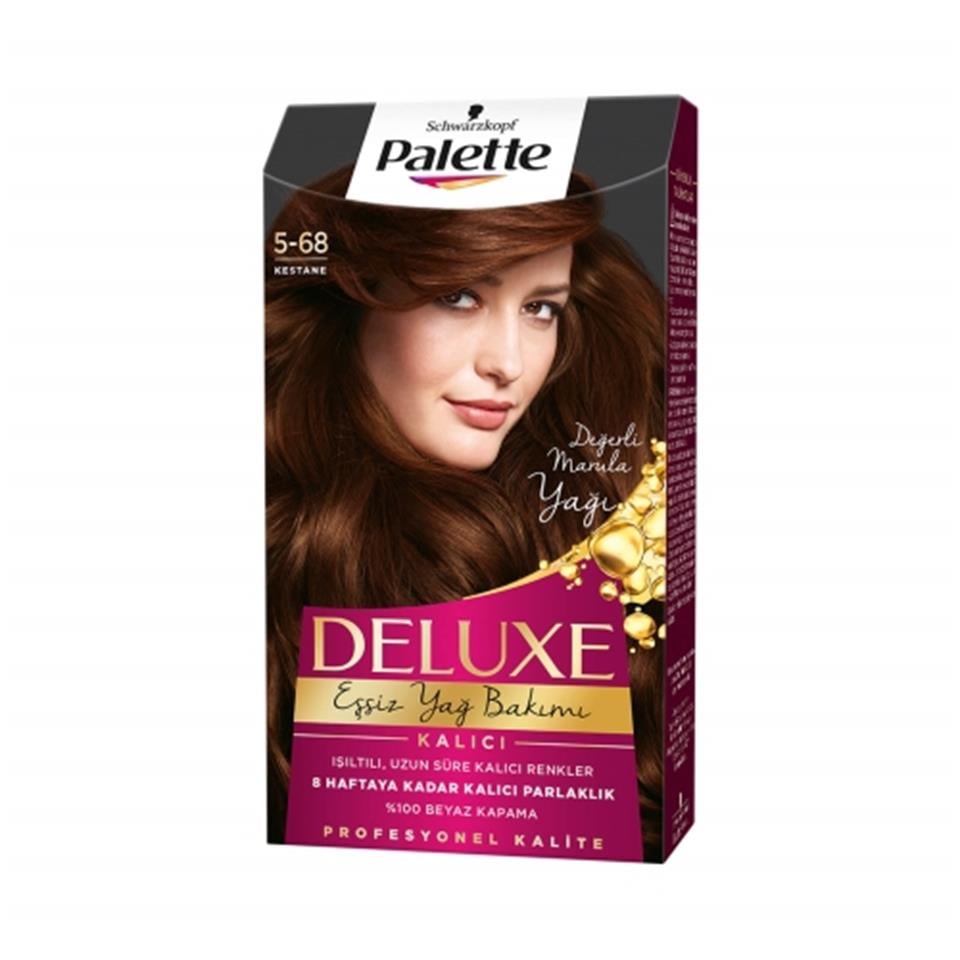 PALETTE DELUXE YAĞ BAKIMLI SAÇ BOYASI  5,68 KESTANE