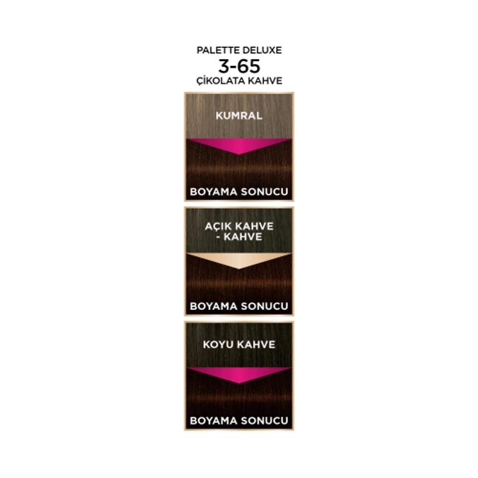 PALETTE DELUXE YAĞ BAKIMLI SAÇ BOYASI 3,65 ÇİKOLATA KAHVE