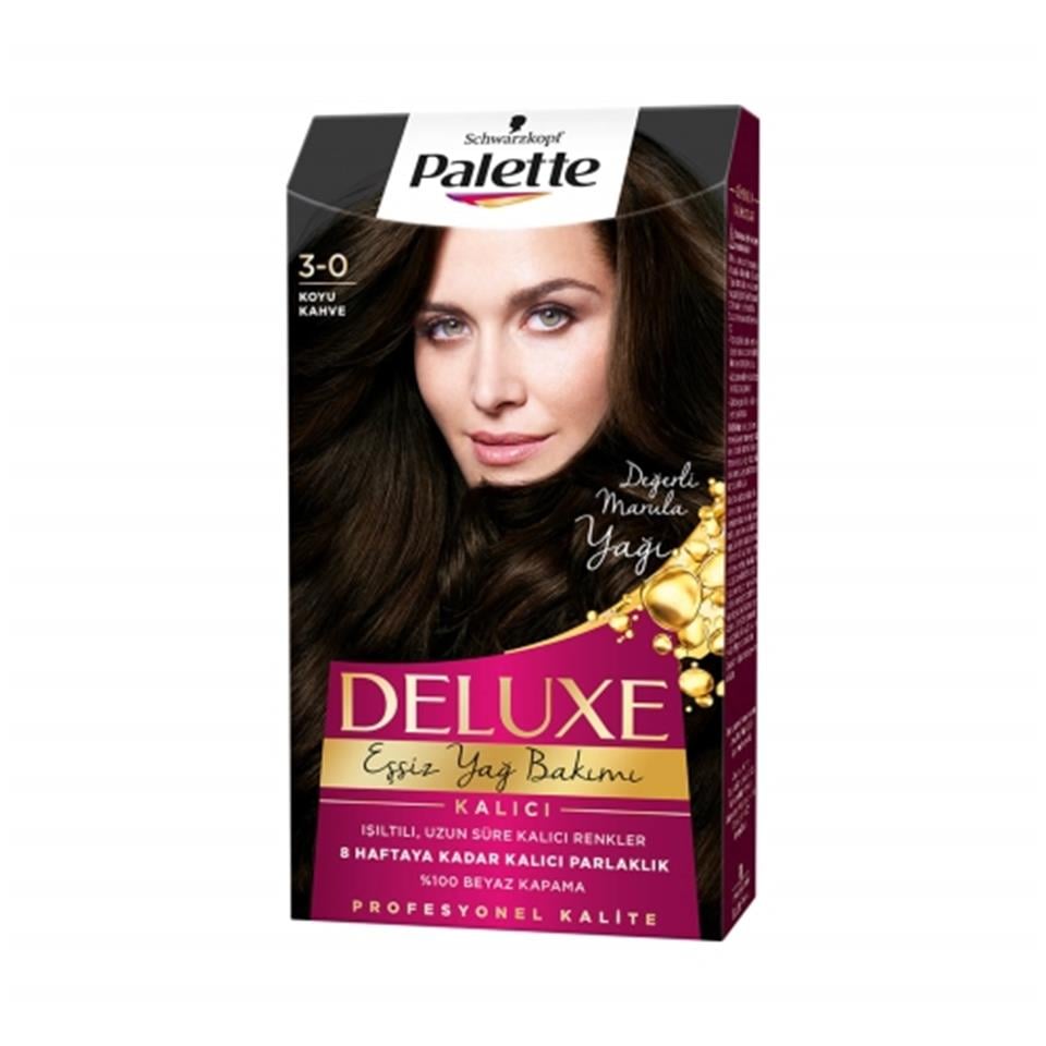 PALETTE DELUXE YAĞ BAKIMLI SAÇ BOYASI 3.0 KOYU KAHVE