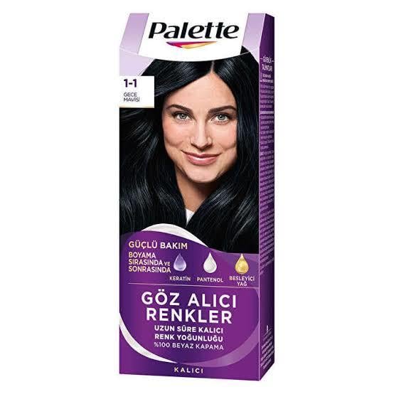 PALETTEPALETTE GÖZ ALICI RENKLER 1-1 GECE MAVİSİ SAÇ BOYASI