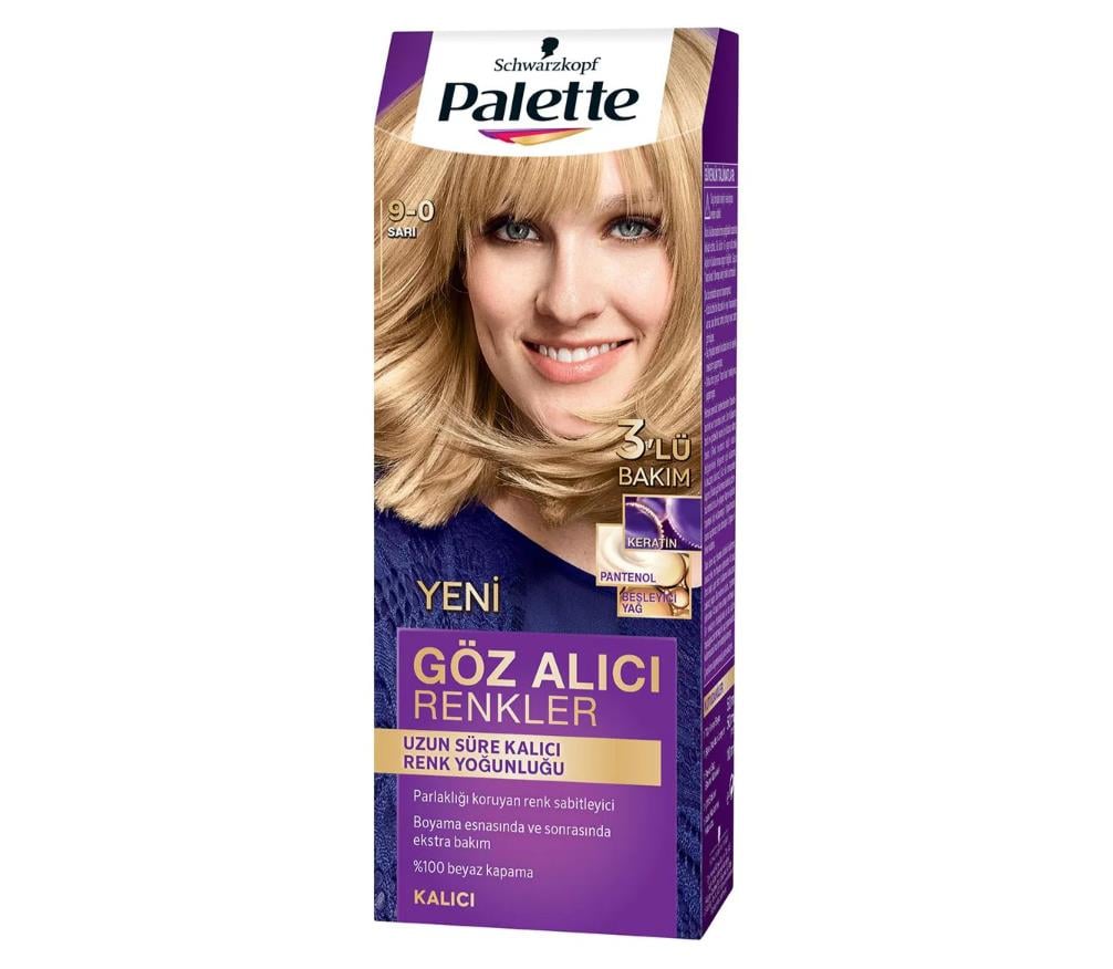 PALETTEPALETTE GÖZ ALICI RENKLER SAÇ BOYASI 9,0 SARI